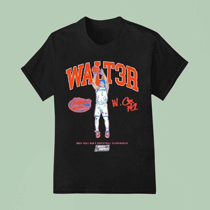 Walter Clayton Jr 2025 Ncaa Men’s Basketball Champions Signature Shirt