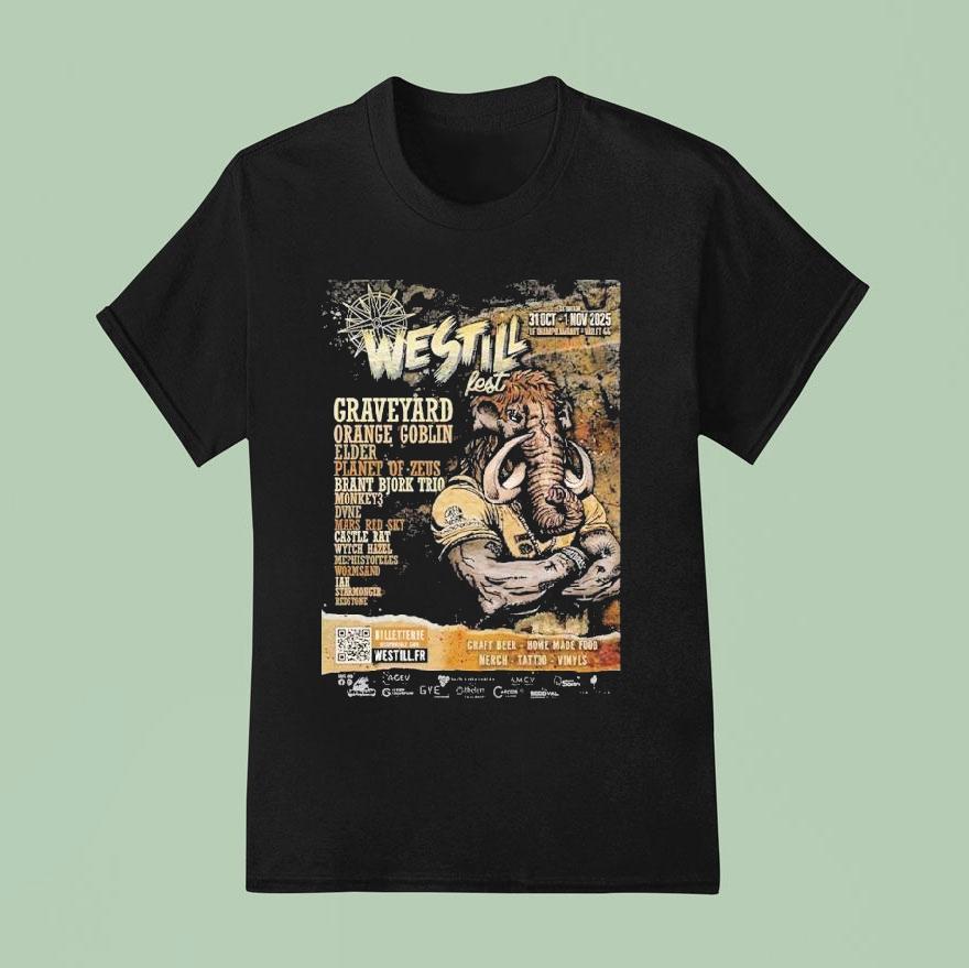 Westill Fest In Valley France At Le Champilambart On October 31 And November 1 2025 Elephant Shirt