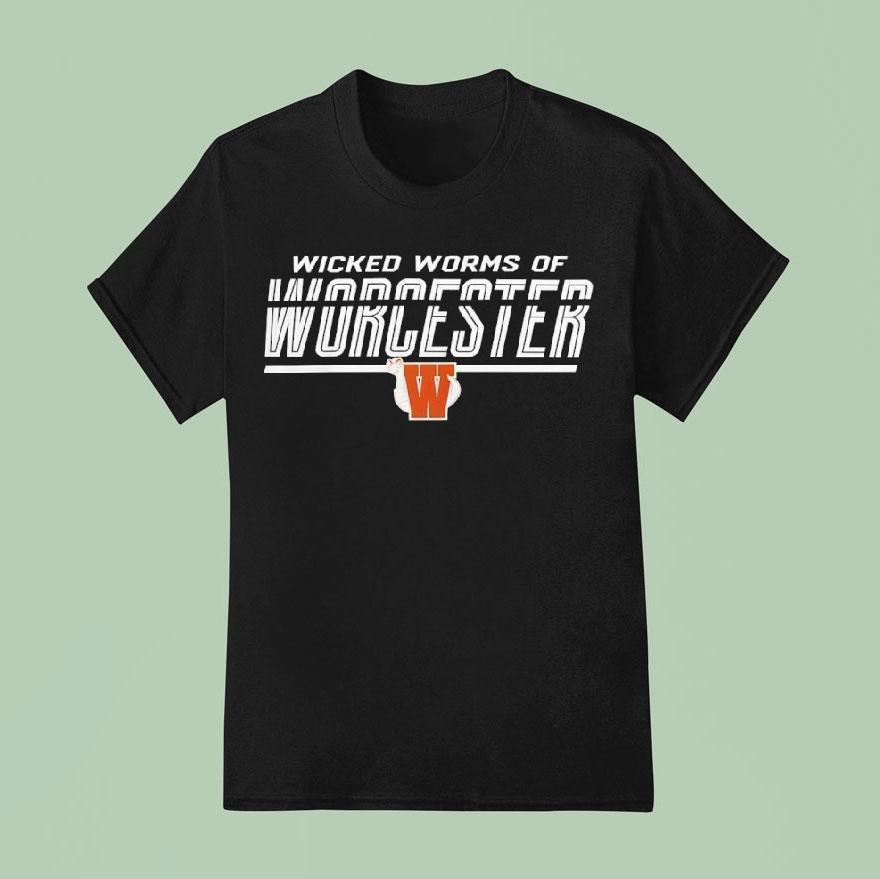 Worcester Red Sox Wicked Worms Of Worcester Burnt Orange Shirt