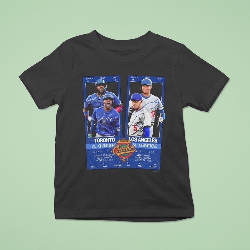 Ws Matchup Toronto Vs Los Angeles Al Champions October 2025 Shirt