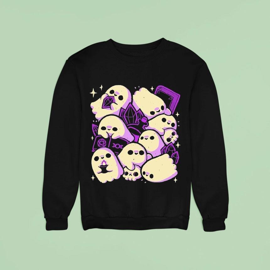 Xmorfina Spooky Cute Ghosts And Witchcraft Shirt Xmorfina Spooky Cute Ghosts And Witchcraft Shirt