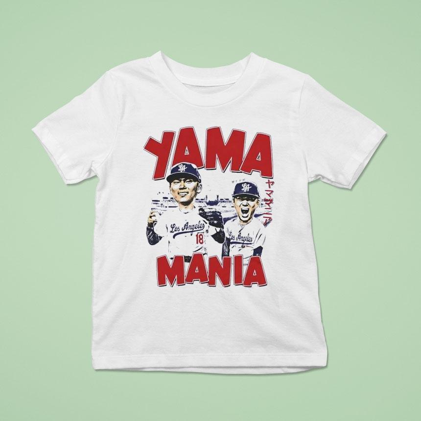 Yamamania Yoshinobu Yamamoto Los Angeles Dodgers Shirt