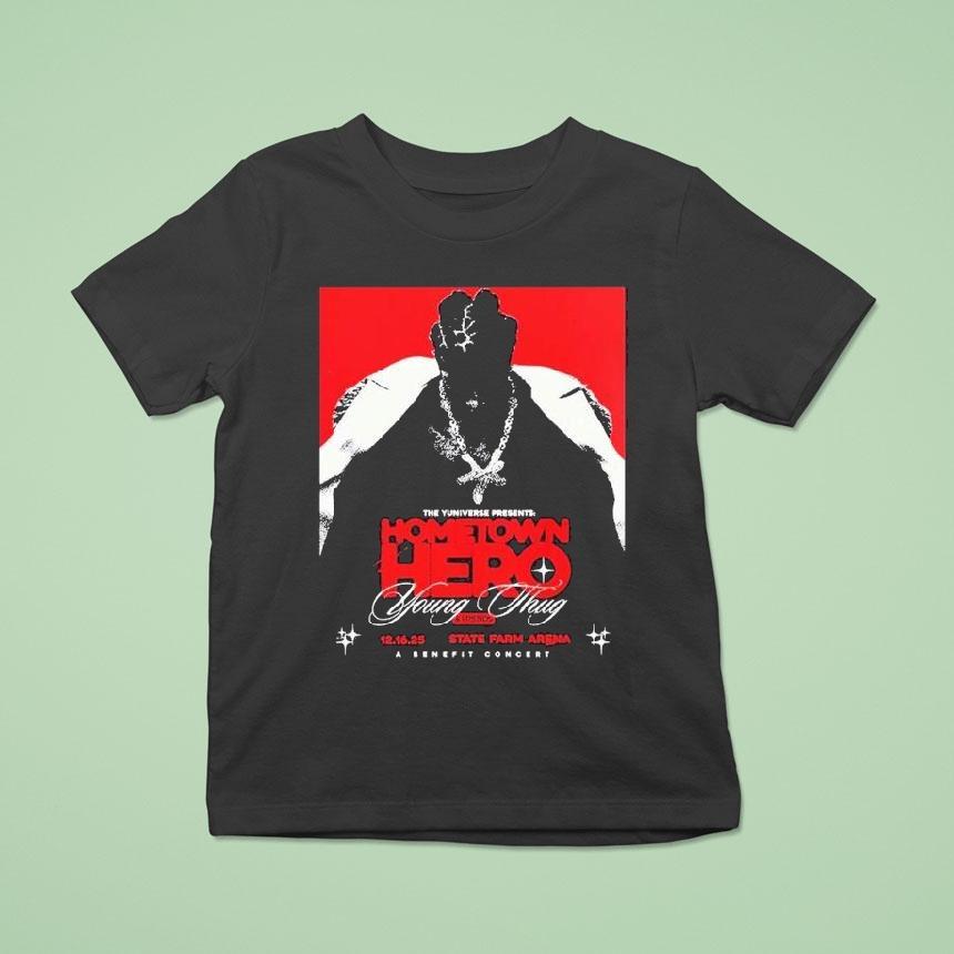 Young Thug The Return Hometown Hero In Atlanta At State Farm Arena On December 16 2025 A Benefit Shirt