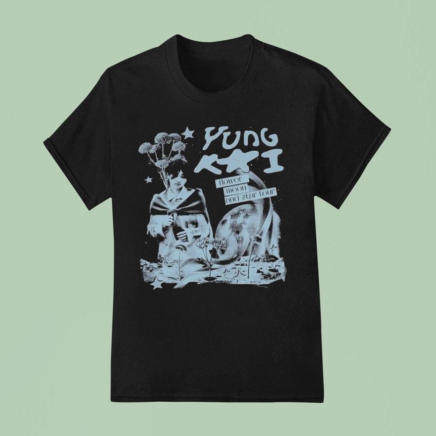 Yung Kai Flower Moon And Star Tour 2025 Cosmic Shirt