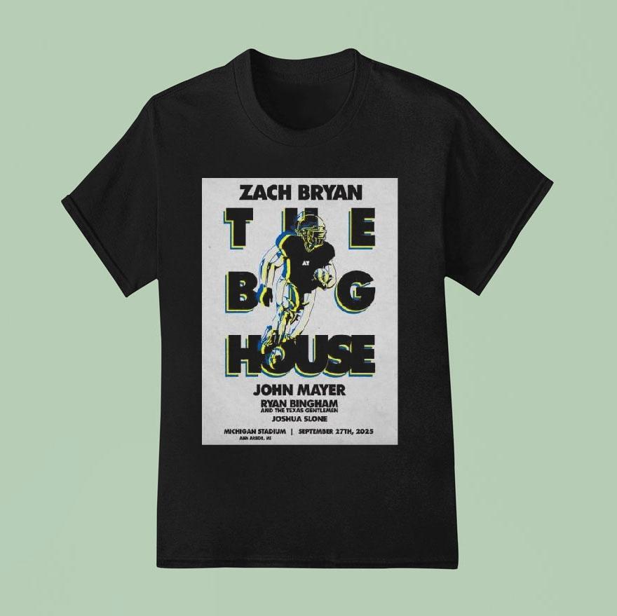 Zach Bryan September 27 2025 Michigan Stadium Ann Arbor Mi Shirt