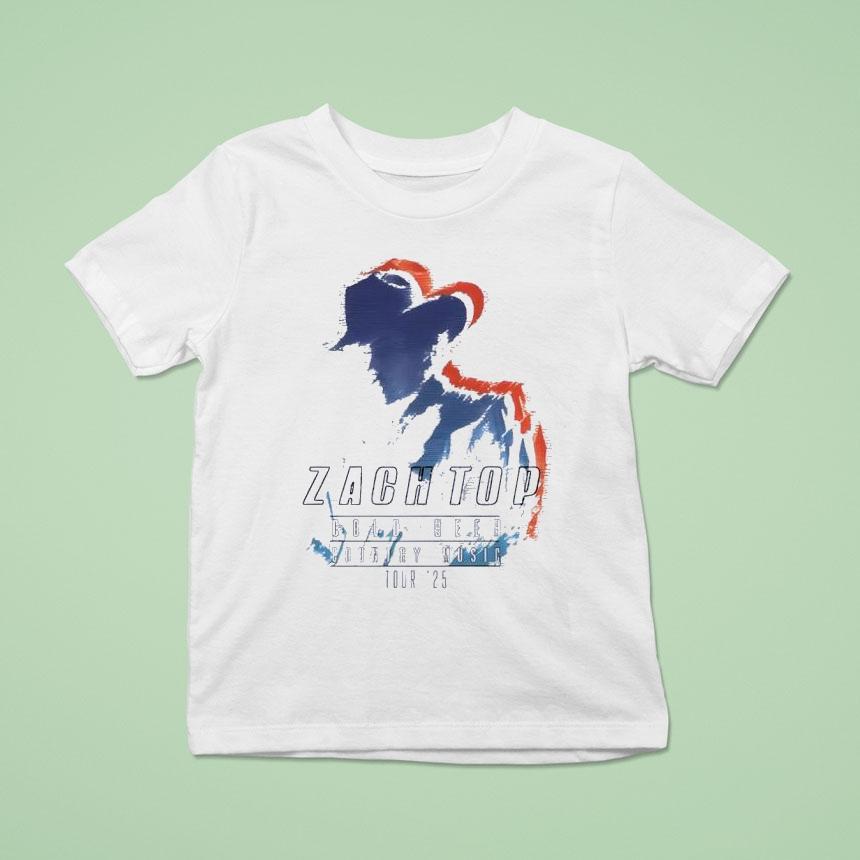 Zach Top Cold Beer Country Music Tour 2025 Shirt