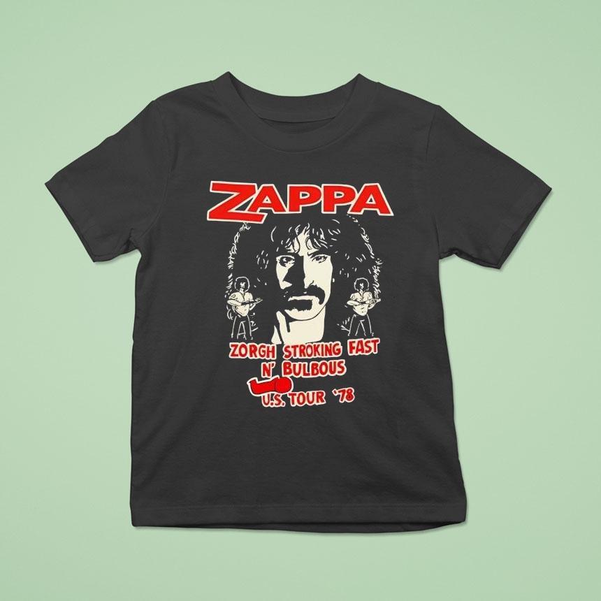 Zappa Zorgh Stroking Fast N’ Bulbous Us Tour 1978 Shirt