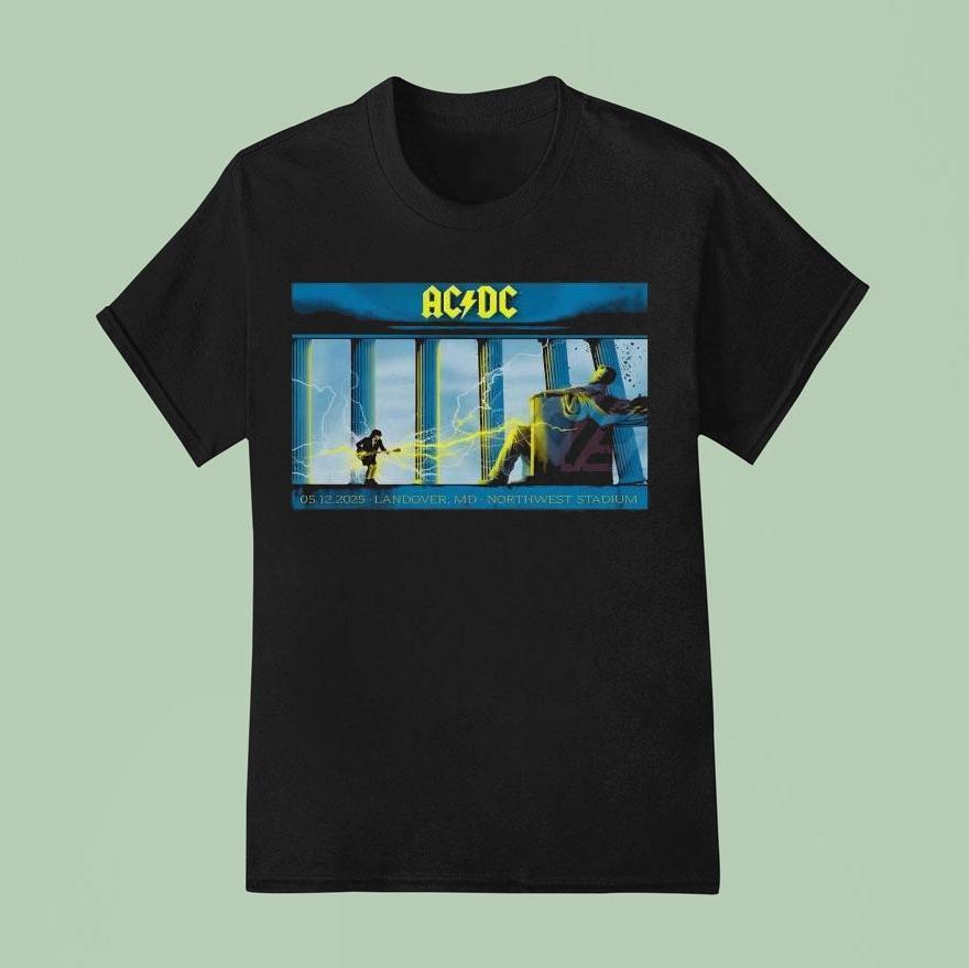Ac Dc May 12 2025 Northwest Stadium Landover Md Shirt