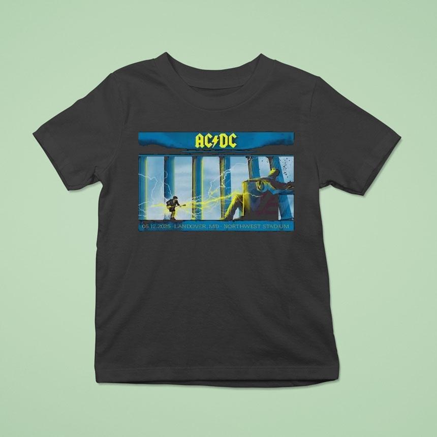 Ac Dc May 12 2025 Northwest Stadium Landover Md Shirt