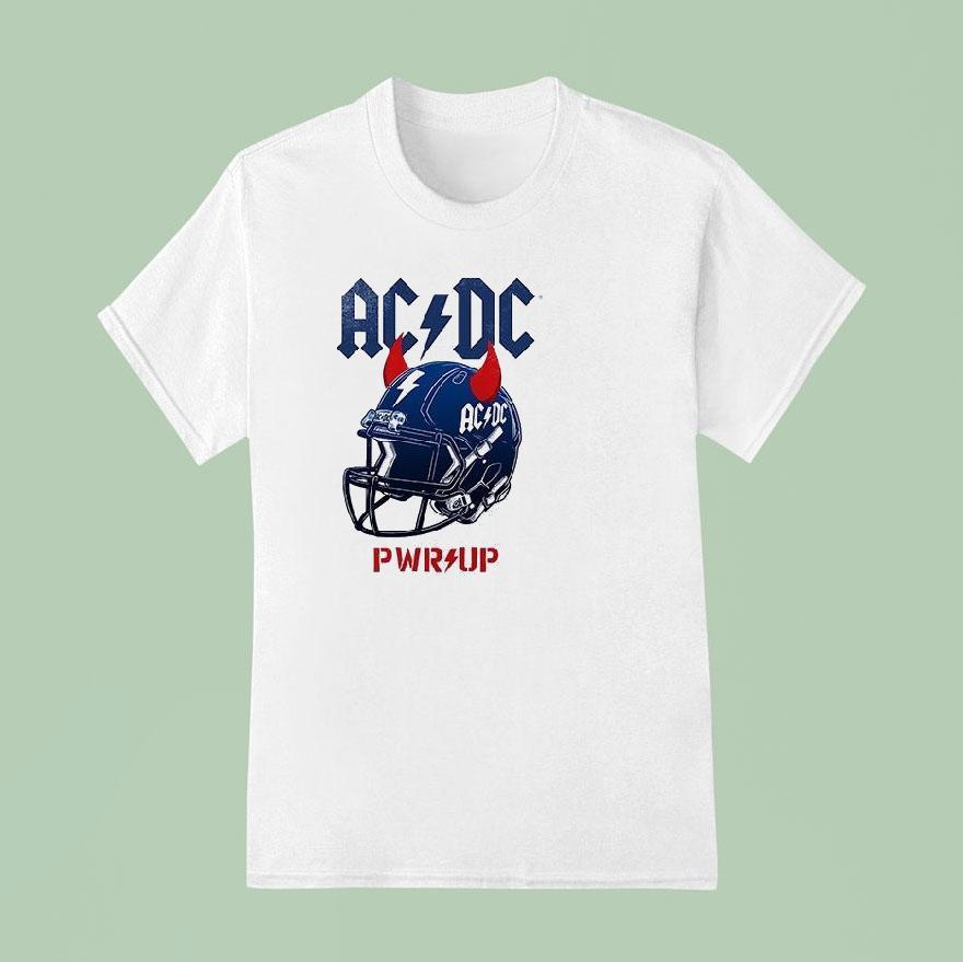 Ac Dc Pwr Up Are You Ready Helmets Cities Shirt