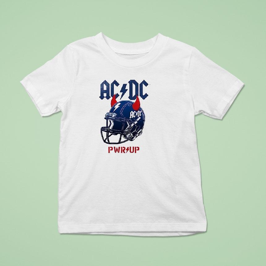 Ac Dc Pwr Up Are You Ready Helmets Cities Shirt