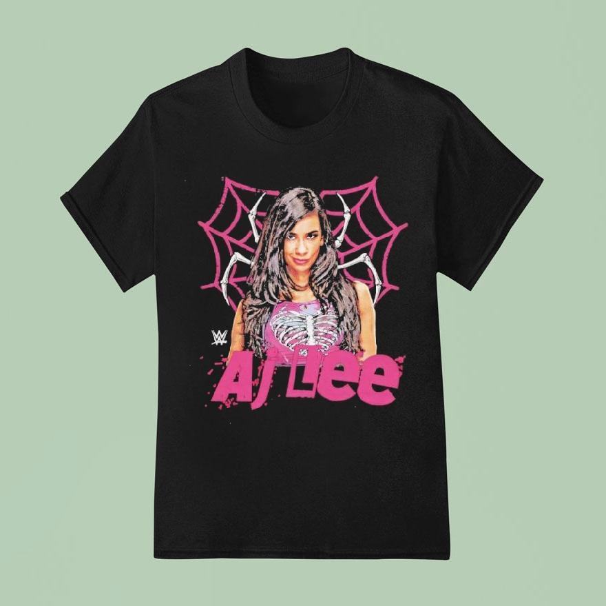 Aj Lee Pose Wwe’s Most Dynamic Shirt