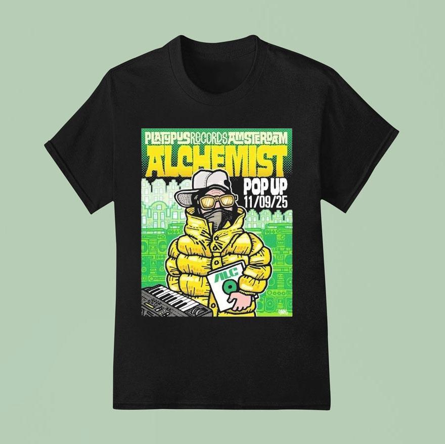 Alchemist Platypus Records Amsterdam Pop Up On November 9 2025 Shirt