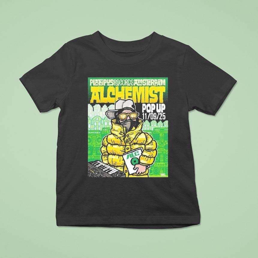 Alchemist Platypus Records Amsterdam Pop Up On November 9 2025 Shirt