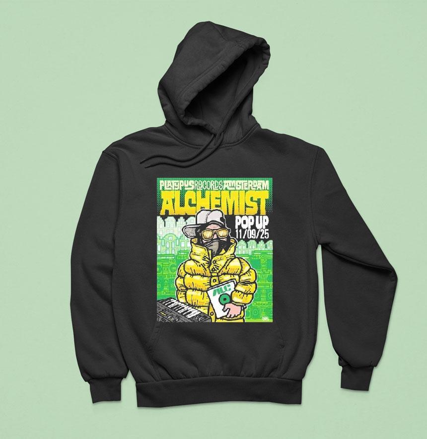 Alchemist Platypus Records Amsterdam Pop Up On November 9 2025 Shirt Alchemist Platypus Records Amsterdam Pop Up On November 9 2025 Shirt