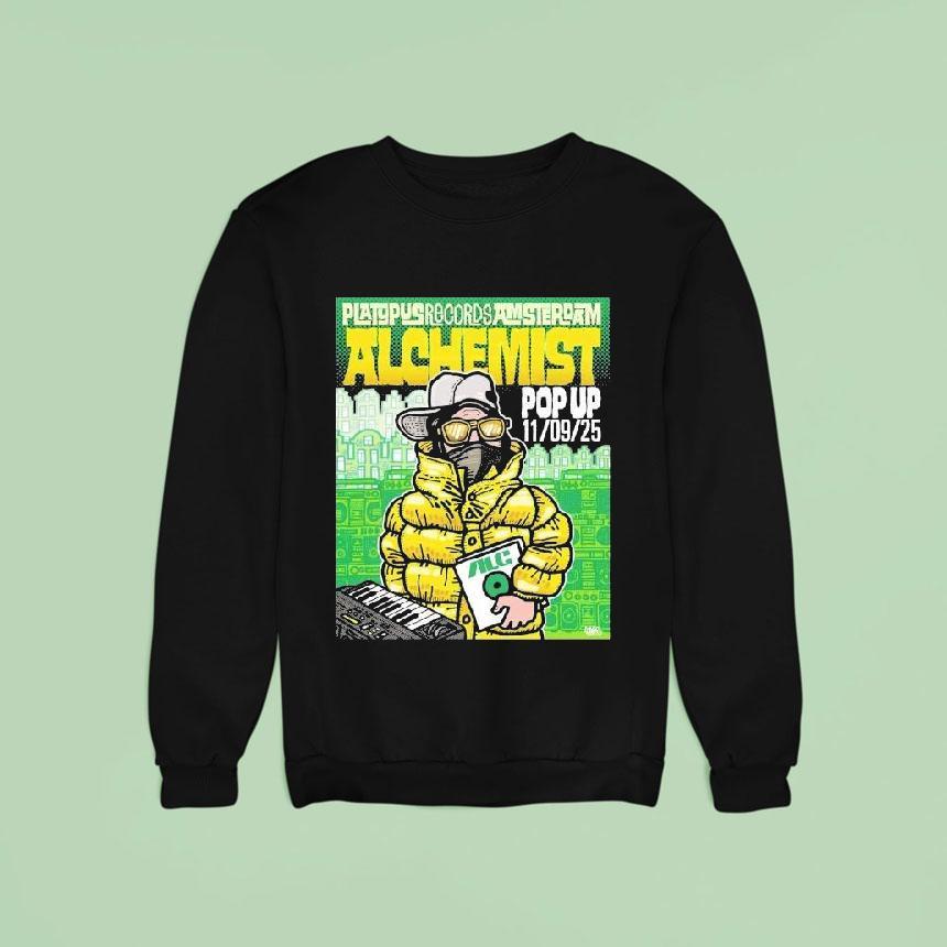 Alchemist Platypus Records Amsterdam Pop Up On November 9 2025 Shirt Alchemist Platypus Records Amsterdam Pop Up On November 9 2025 Shirt