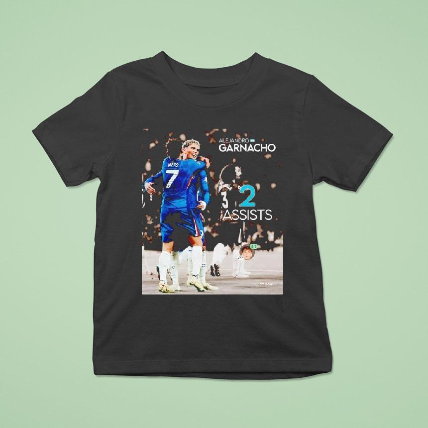 Alejandro Garnacho Chelsea Fc 2 Assists Shirt