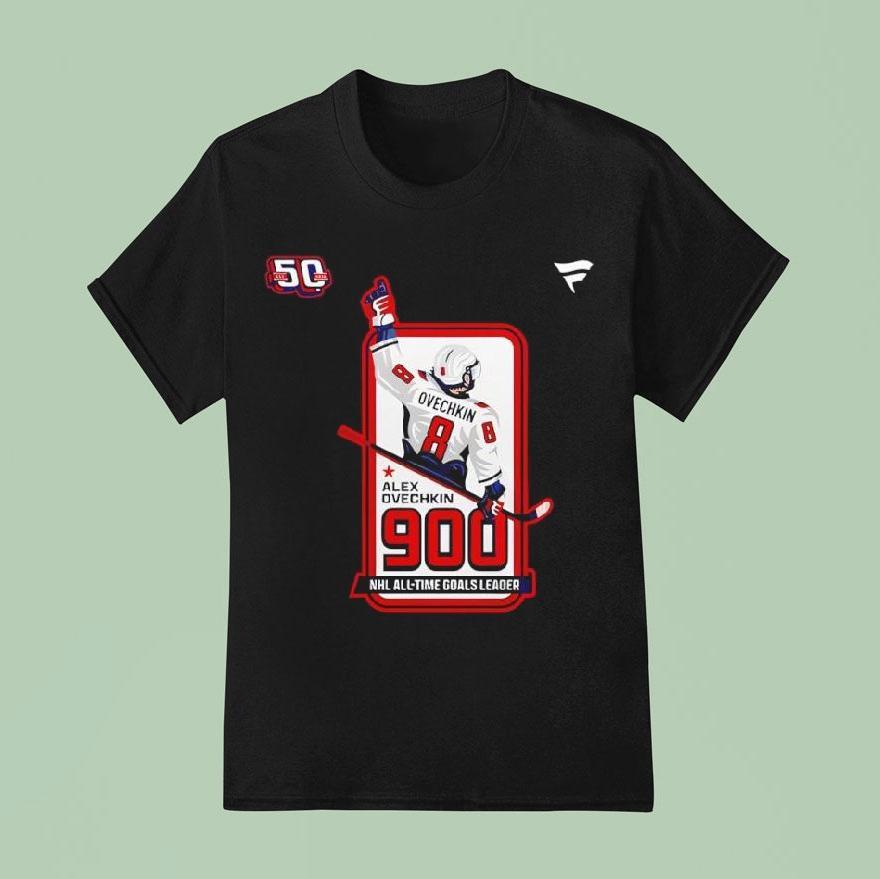Alex Ovechkin 900 Goals 2025 The Greatest Goal Scorer Shirt