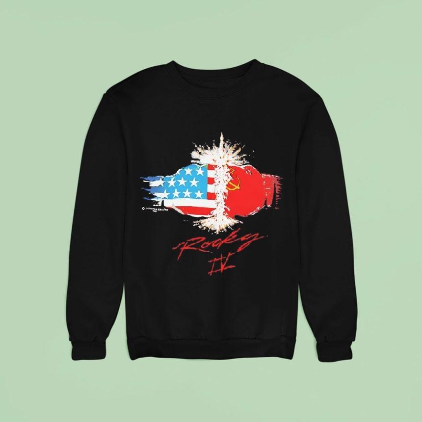 American Vs China Rocky Iv Movie Main Promo Shirt American Vs China Rocky Iv Movie Main Promo Shirt
