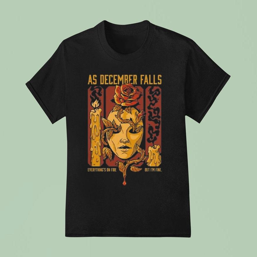 As December Falls Candle Shirt