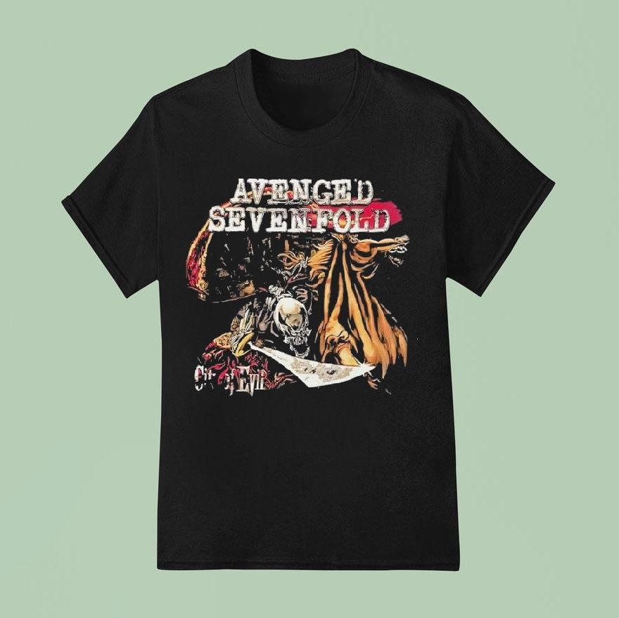 Avenged Sevenfold Album City Of Evil Graphic Shirt
