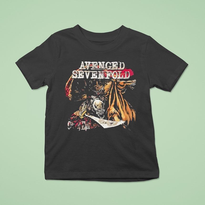 Avenged Sevenfold Album City Of Evil Graphic Shirt