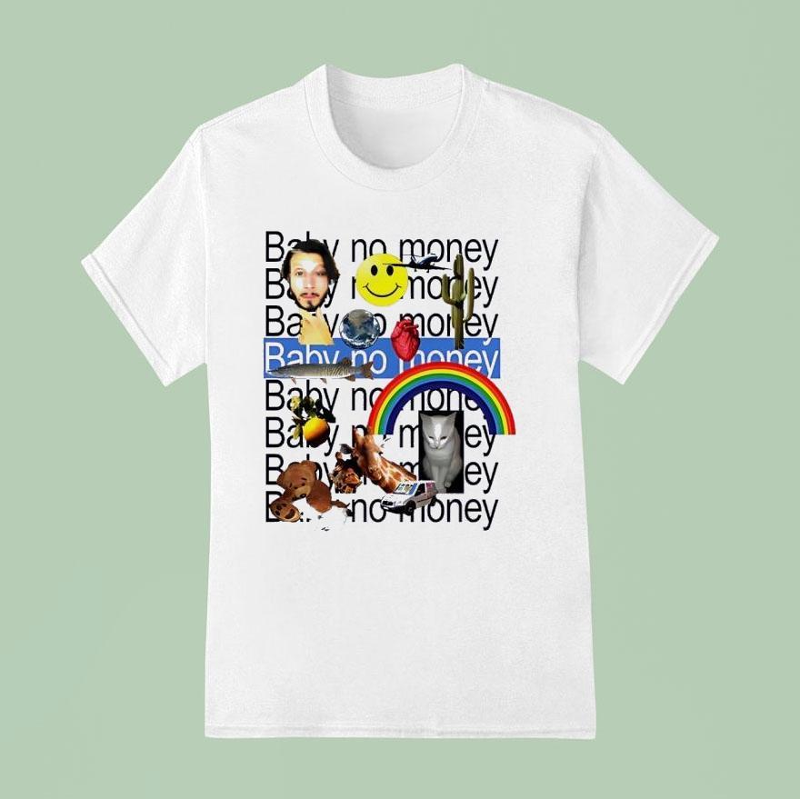 Baby No Money Generic Icon Fish Rainbow Cat Bear Earth Shirt