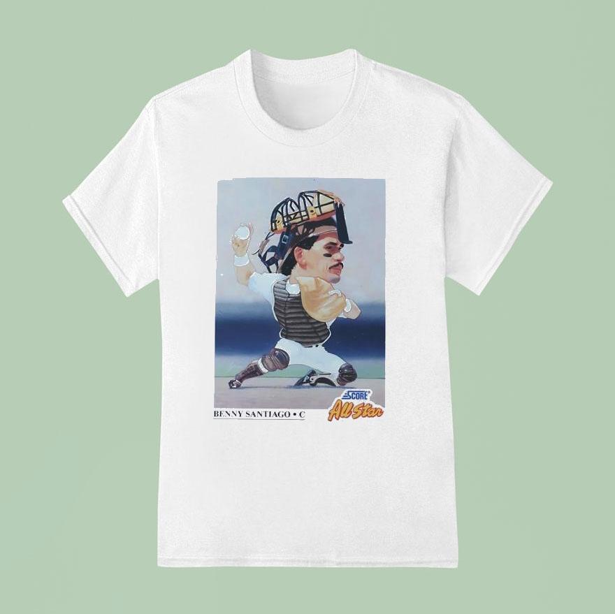 Benny Santiago Score All Star San Diego Padres Vintage Shirt