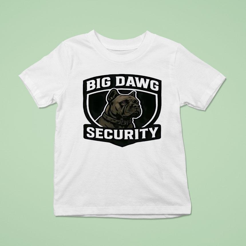 Big Dawg Pit Pull Security Shirt