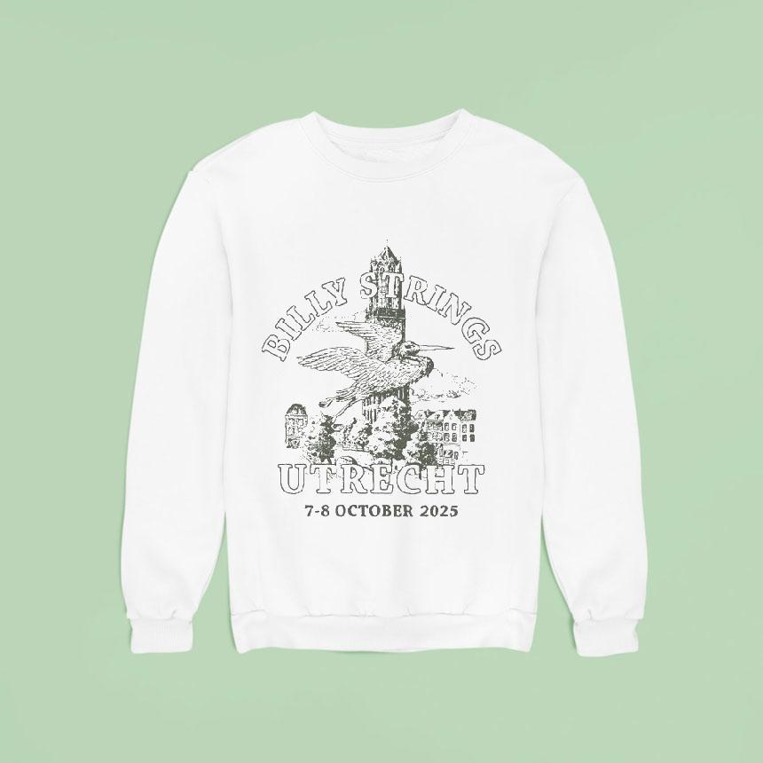 Billy Strings Utrecht, Netherlands 7 8 October 2025 Tour Shirt Billy Strings Utrecht, Netherlands 7 8 October 2025 Tour Shirt