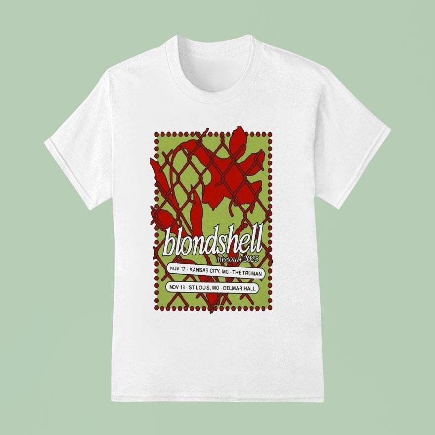 Blondshell Nov 17 2005 The Truman Kansas City, Missouri Tour Shirt