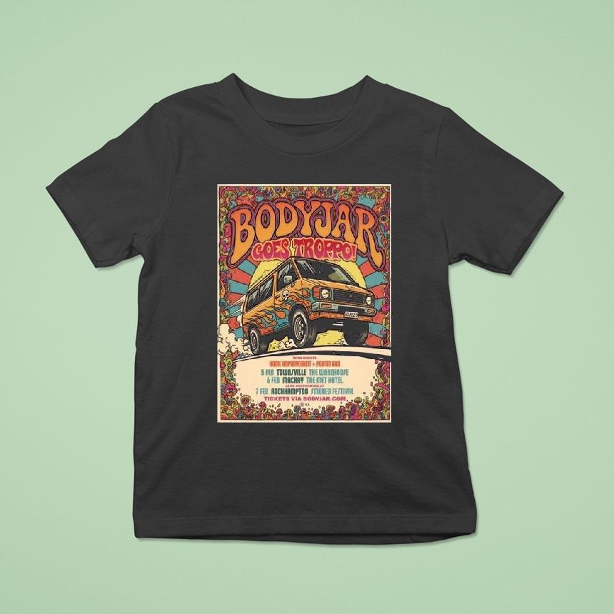 Bodyjar Goes Troppo February 5-6-7 2026 Shows Shirt