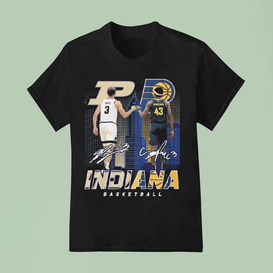 Braden Smith Purdue Boilermakers X Pascal Siakam Indiana Pacers Indiana Basketball Signatures Shirt