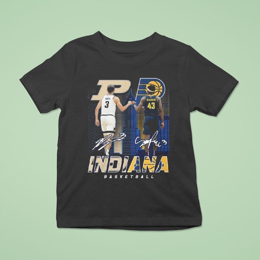 Braden Smith Purdue Boilermakers X Pascal Siakam Indiana Pacers Indiana Basketball Signatures Shirt