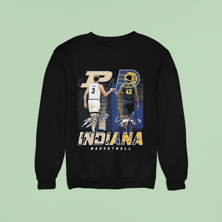 Braden Smith Purdue Boilermakers X Pascal Siakam Indiana Pacers Indiana Basketball Signatures Shirt Braden Smith Purdue Boilermakers X Pascal Siakam Indiana Pacers Indiana Basketball Signatures Shirt
