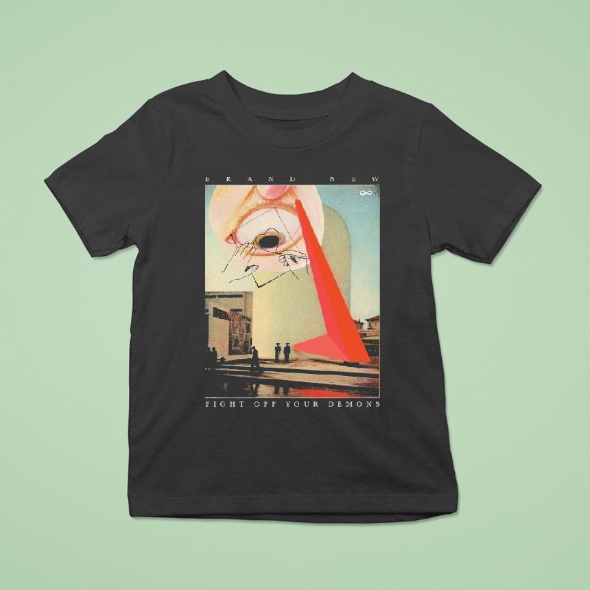 Brand New Fight Off Your Demons Surreal Eye Shirt