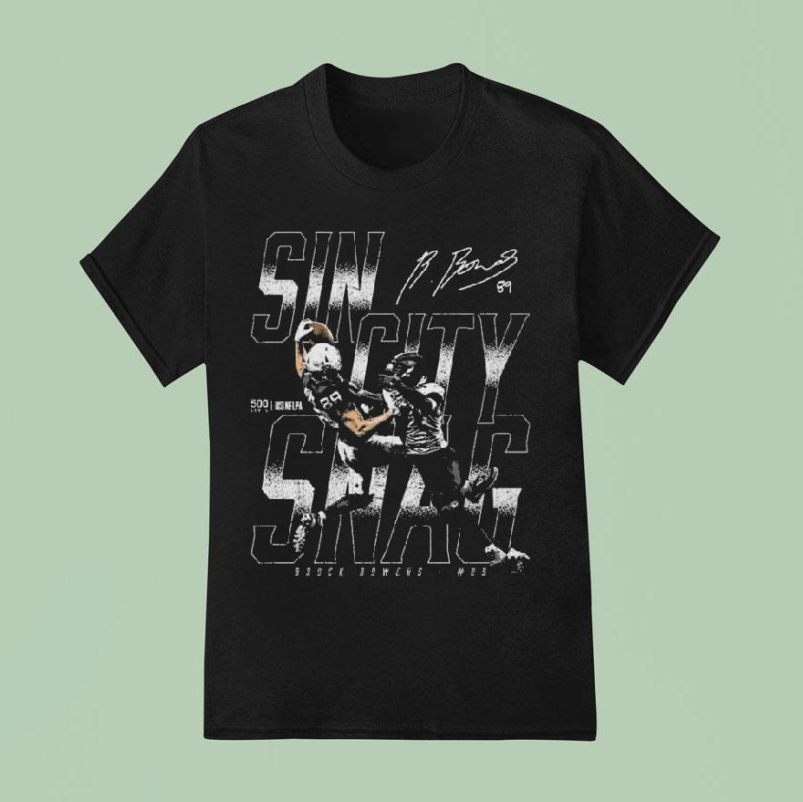 Brock Bowers Las Vegas Sin City Snag Shirt