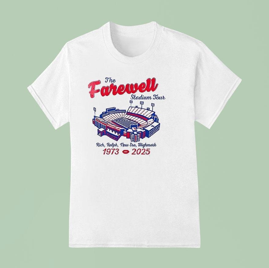 Buffalo Bills The Farewell Stadium Tour Rich Ralph New Era Highmark Shirt