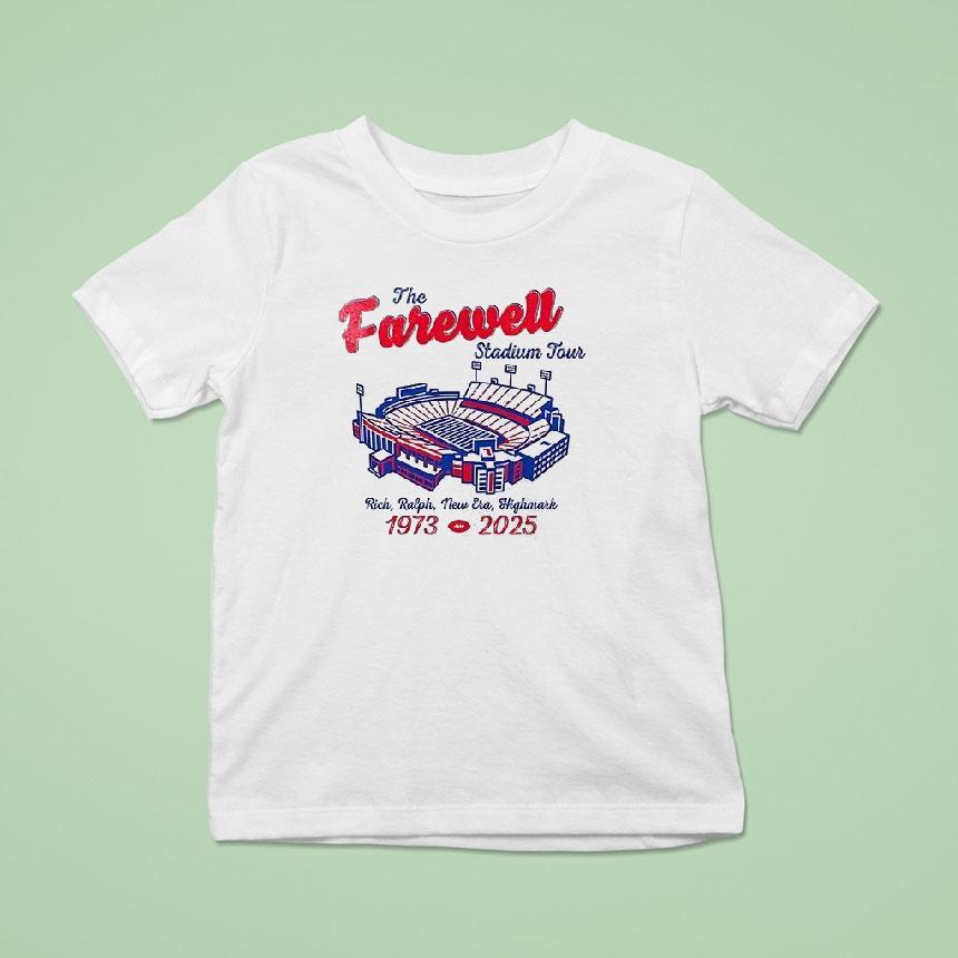 Buffalo Bills The Farewell Stadium Tour Rich Ralph New Era Highmark Shirt