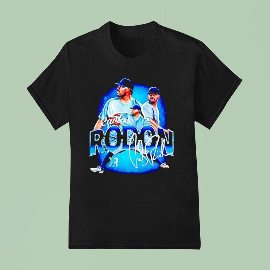 Carlos Rodon New York Yankees Baseball Signature Collage Shirt