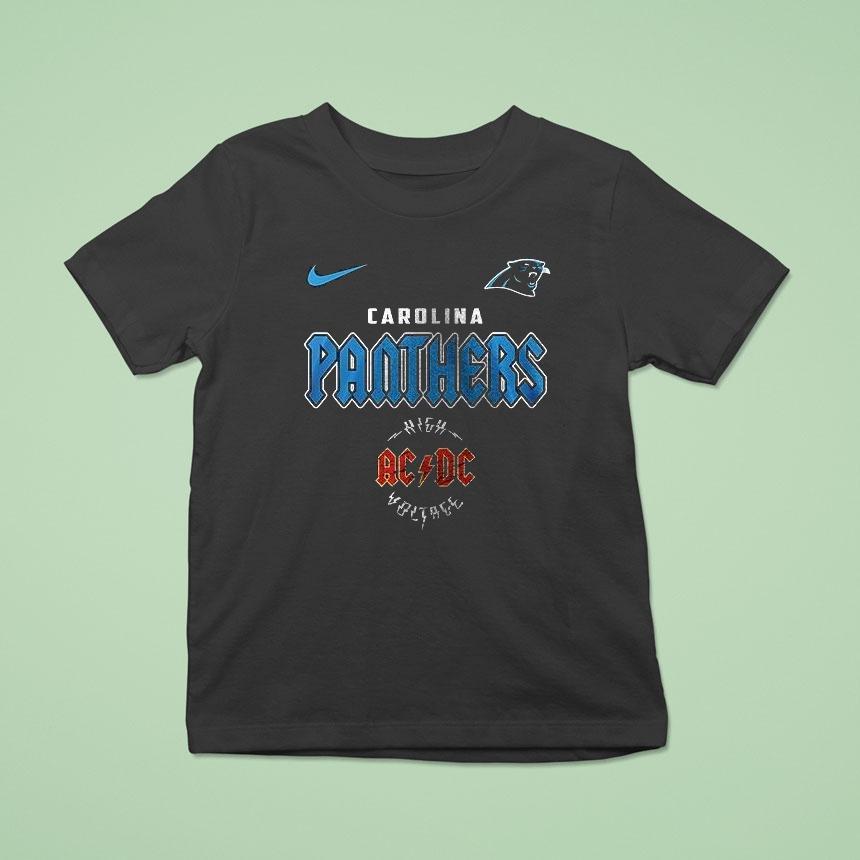 Carolina Panthers Ac Dc Highway To Hell Go Panthers Graphic Shirt