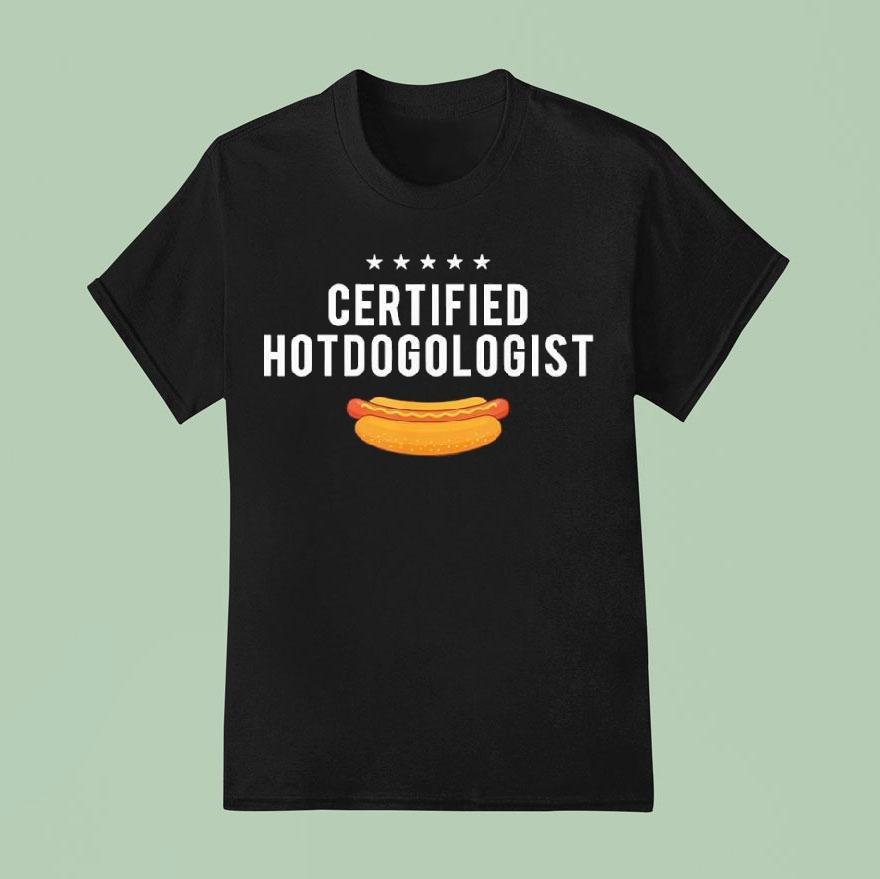 Certified Hotdogologist Shirt
