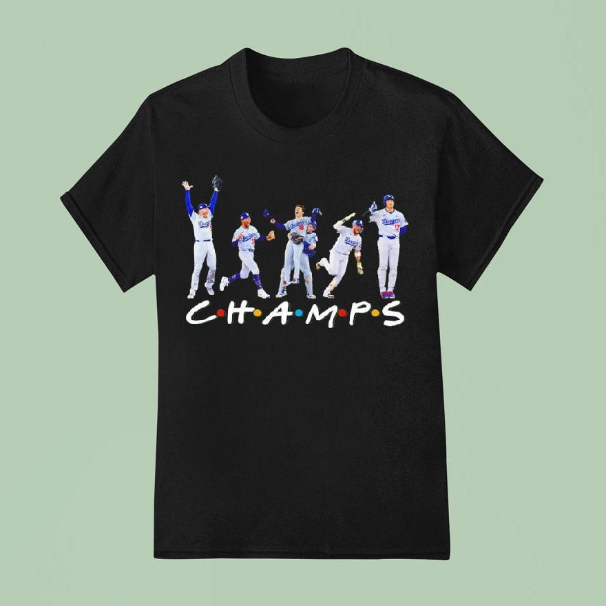 Champs Los Angeles Dodgers Baseball Team Shirt