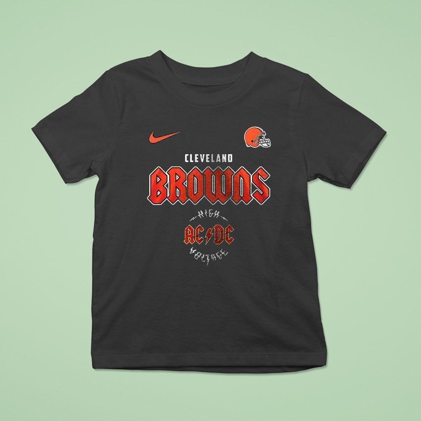 Cleveland Browns Ac Dc Highway To Hell Go Browns Graphic Shirt