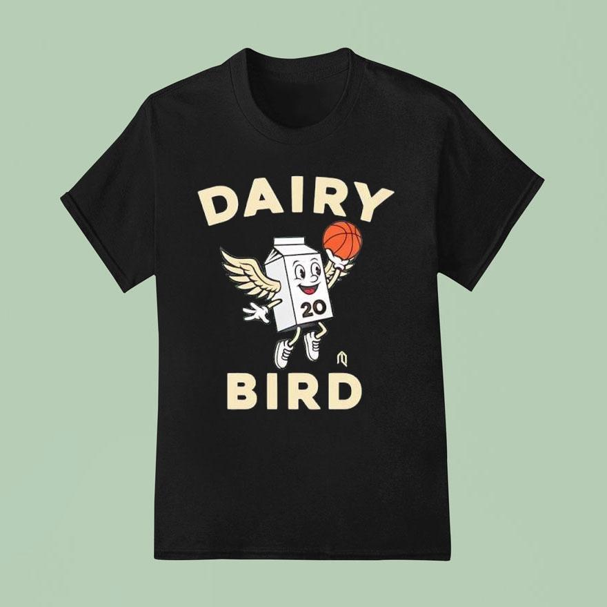 Dairy Bird A.j. Green Milk Carton Mascot Shirt