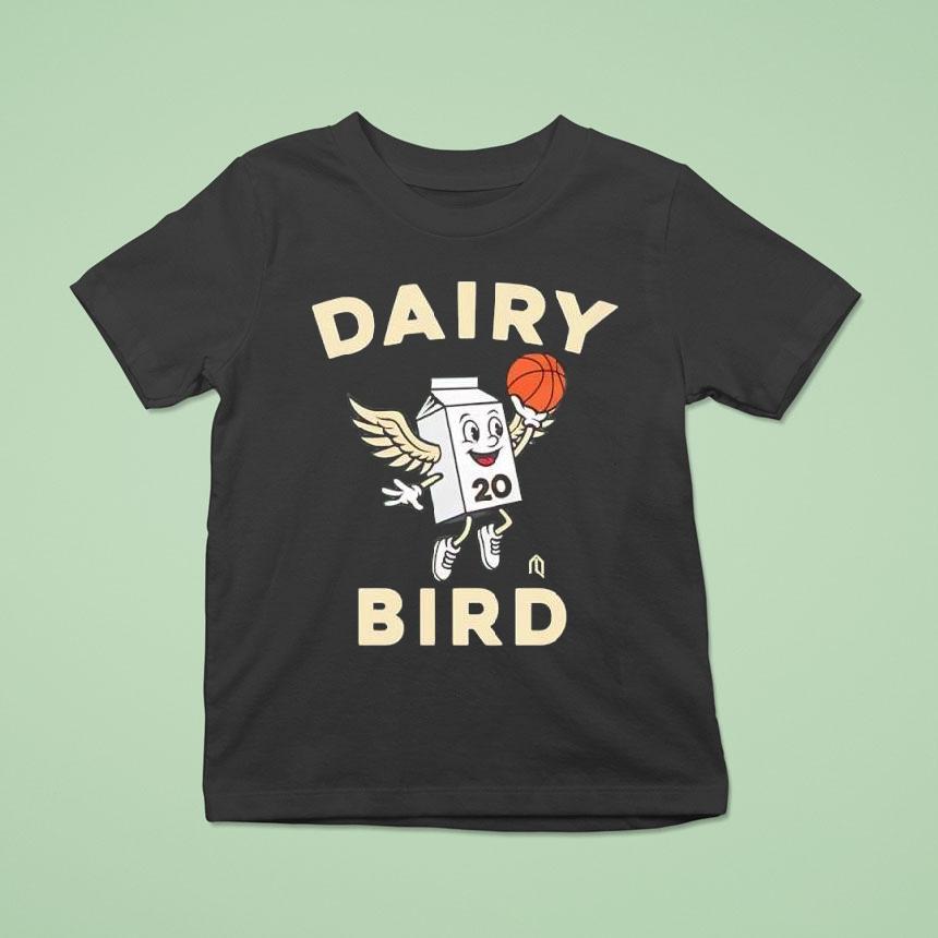 Dairy Bird A.j. Green Milk Carton Mascot Shirt