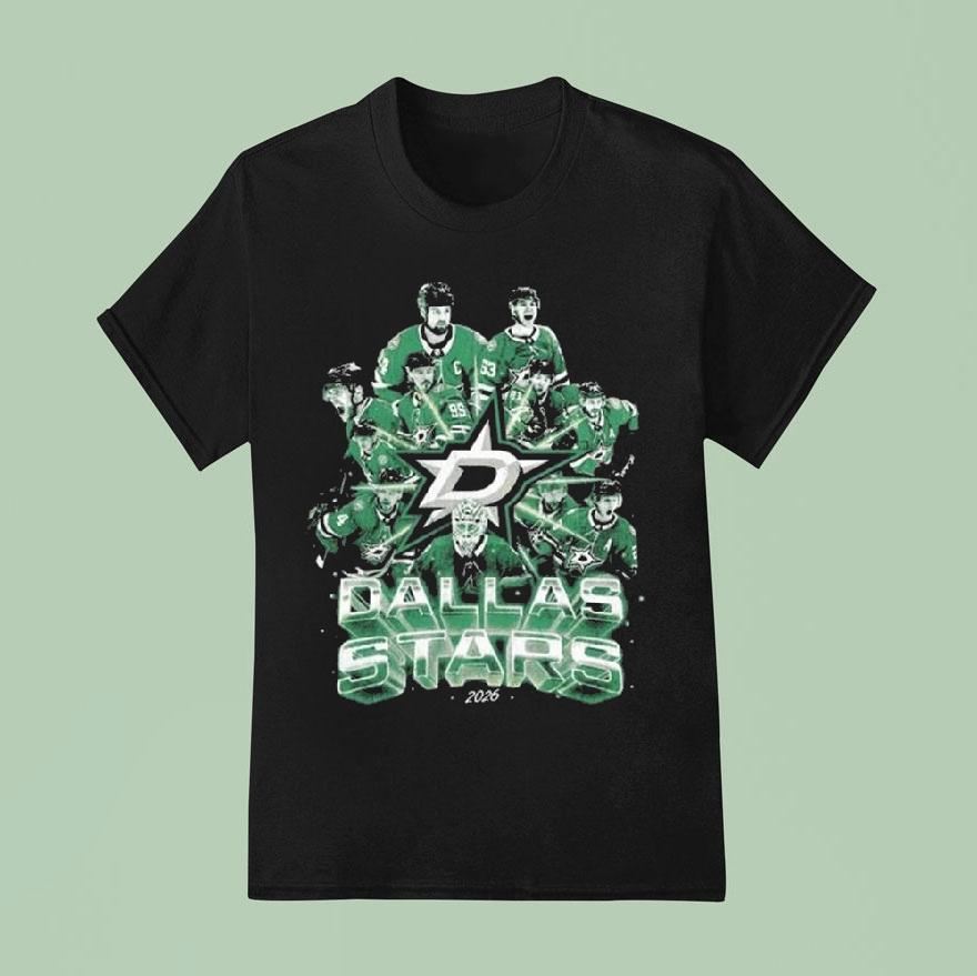 Dallas Stars Hockey 2026 Green Team Shirt