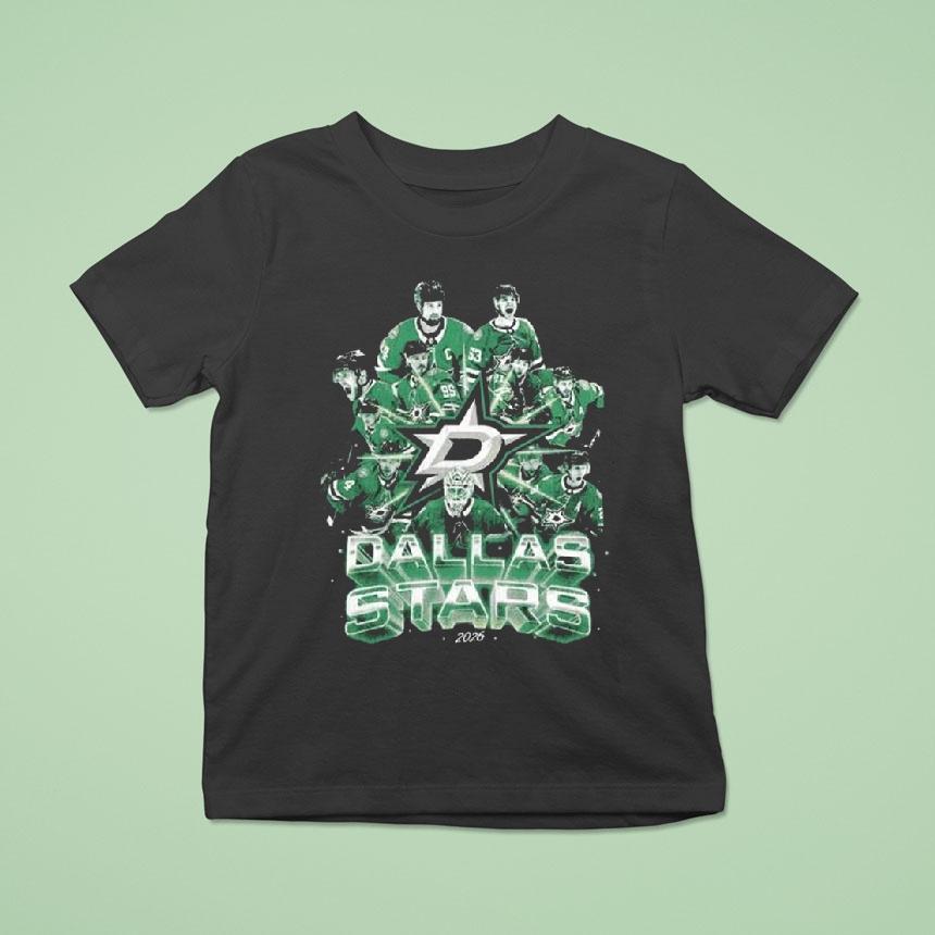 Dallas Stars Hockey 2026 Green Team Shirt