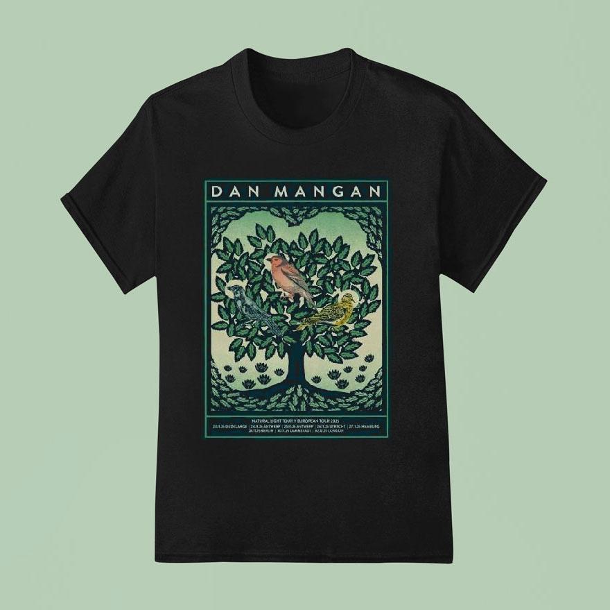 Dan Mangan Natural Light Tour Eu 2025 Shirt
