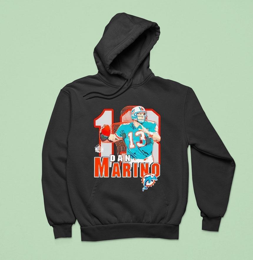 Dan Marino 13 Miami Dolphins Football Shirt Dan Marino 13 Miami Dolphins Football Shirt